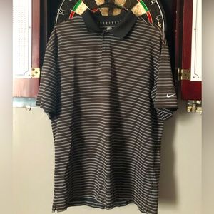 Nike Golf Shirt striped L Large